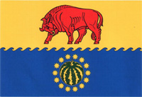 Flag of Bykovsky rayon (Volgograd oblast).png