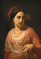 Девушка из Рима. 1858