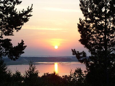 Восход на озере Кандрыкуль