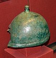 Шлем. Антиповка, случайная находка. Сарматы северного Причерноморья, 2 в. до н.э. — 2 в. н.э. Бронза.