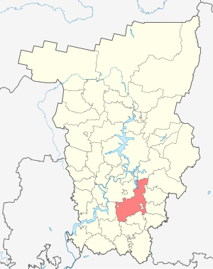 Кунгурский район на карте
