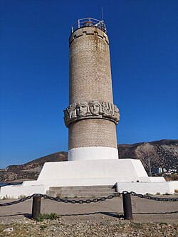 Утришский маяк в октябре 2021 года