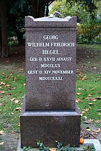 Georg Wilhelm Friedrich Hegel - Dorotheenstädtischer Friedhof - Berlin, Germany - DSC00377.JPG