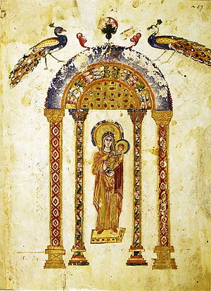 Rabula Gospels Madonna