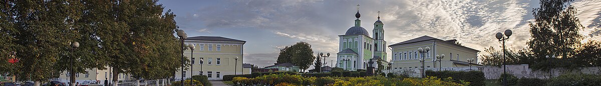 Панорама современного Козельска