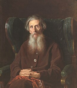 Портрет писателя работы Василия Перова