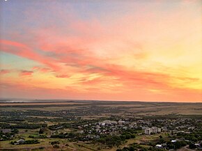 Закат на терриконе в ЛНР