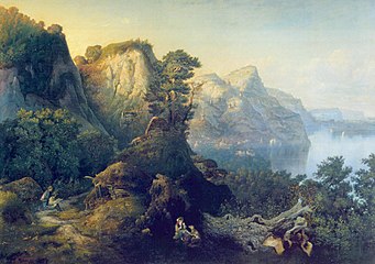 Горный пейзаж (1854)