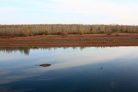 Река Урал осенью