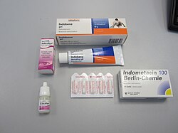 Лекарственные препараты на основе индометацина