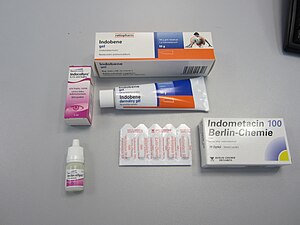 Лекарственные препараты на основе индометацина