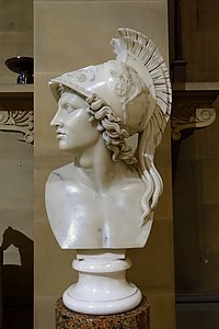 Achilles, after the antique, by George Rennie, 1826, marble - Sculpture Gallery, Chatsworth House - Derbyshire, England - DSC03517.jpg