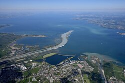 Aerial image of the mouth of the Rhine into Lake Constance.jpg