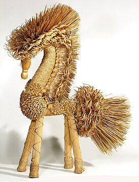 Belarusian folk art - Horse made of straw - XIXth cent - Museum of Belarusian Folk Art.jpg