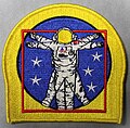 Оригинальная нашивка AB Emblem — Vitruvian man — 5 звёзд НАСА МКС Космический выход