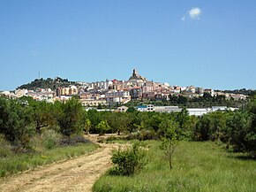 Banyeres. Vista des de la via verda.JPG