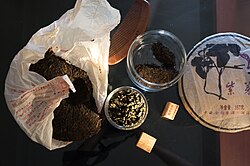 Pu'er tea, Green tea, Chinese tea, Rostov-on-Don, Russia.jpg