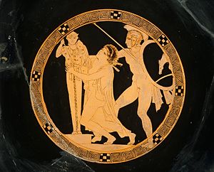 Pottery — Ajax and Cassandra