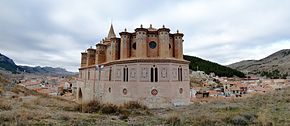 Montalbán - Iglesia del Apóstol Santiago el Mayor - Vista desde el ábside 02.jpg