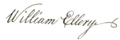 William Ellery signature.png