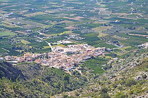 Vista de Benimeli des de Segària.JPG