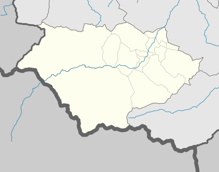 Outline map of Itum-Kalinsky District on the map of Chechnya.svg