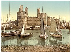 Замок в 1889 году