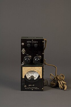 Датчик гигрометра Данмора, 1938 год