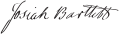Josiah Bartlett Signature.svg