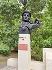 Памятник у здания Волгоградской морской школы ДОСААФ