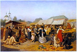 К. А. Трутовский. Базар в провинции. Ранее 1893 года.