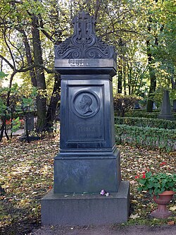 Санкт-Петербург, Тихвинское кладбище, могила М.И. Глинки.JPG