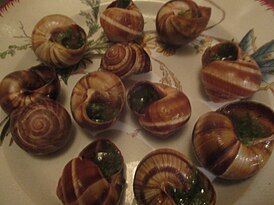 Классическое приготовление эскарго по-бургундски