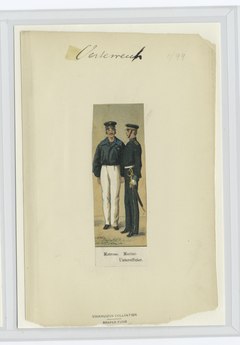 Матрос и унтер-офицер прусского флота, 1860-е гг.