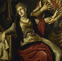 Рогнеда Рогволодовна на картине А. Лосенко Владимир и Рогнеда