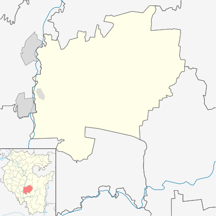 Outline map of Ishimbay district (with position on the map of Bashkortostan).svg