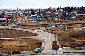 Въезд в город