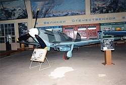 Yakovlev Yak-9U 'Frank' ADDITIONAL INFORMATION- In line with other classic wartime fighters of World War 2, the Yakovlev-produced Yak-9 was another excellent piston-engine addition to the family line. (18203098680).jpg