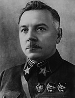 Маршал Советского Союза Климент Ефремович Ворошилов в форме 1936 г.