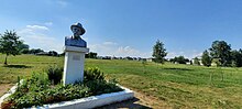 Памятник-бюст в деревне Огородники Лидского района Гродненской области Беларуси