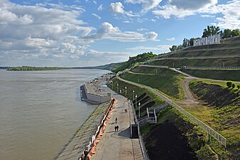 Набережная Оби в г. Барнаул