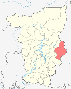 Горнозаводский район на карте