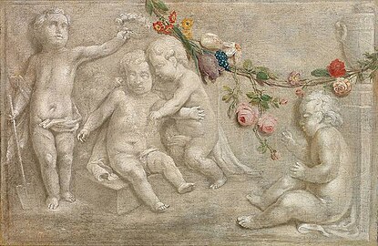 Путти. Аллегория осени