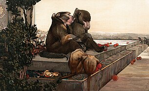 Иллюстрация к «Книге джунглей», художник Чарльз Морис Детмольд, 1903