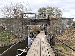 Пешеходный мост через реку Талка в Иваново