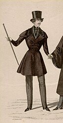 Мужской костюм эпохи бидермайер, IX век
