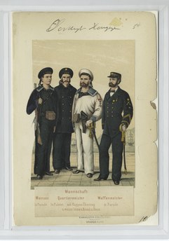 Матросы прусского флота, 1870-е гг.