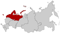 Map of Russia - Northwestern Federal District (2018 composition).svg