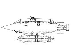 Подводная лодка Герна, схема