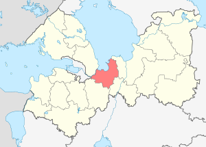 Кировский район (Ленинградская область) на карте
